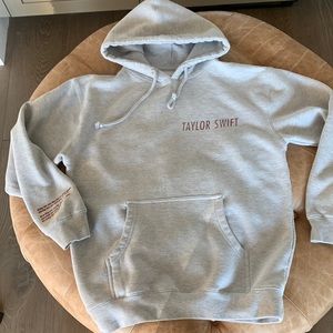 Taylor Swift Red Taylor's Version Gray Hoodie Size M
